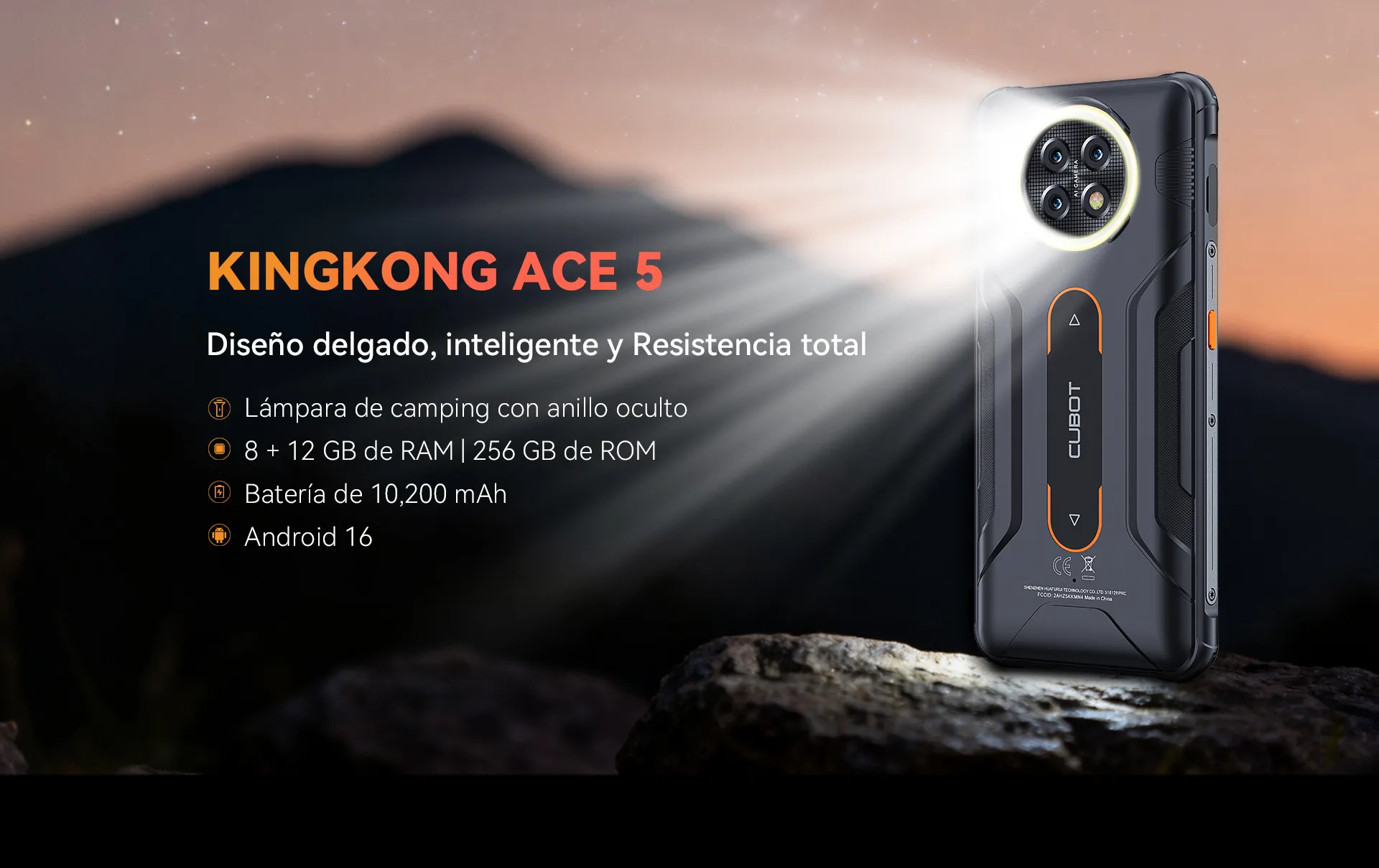 Cubot KINGKONG ACE 5 rugged phone