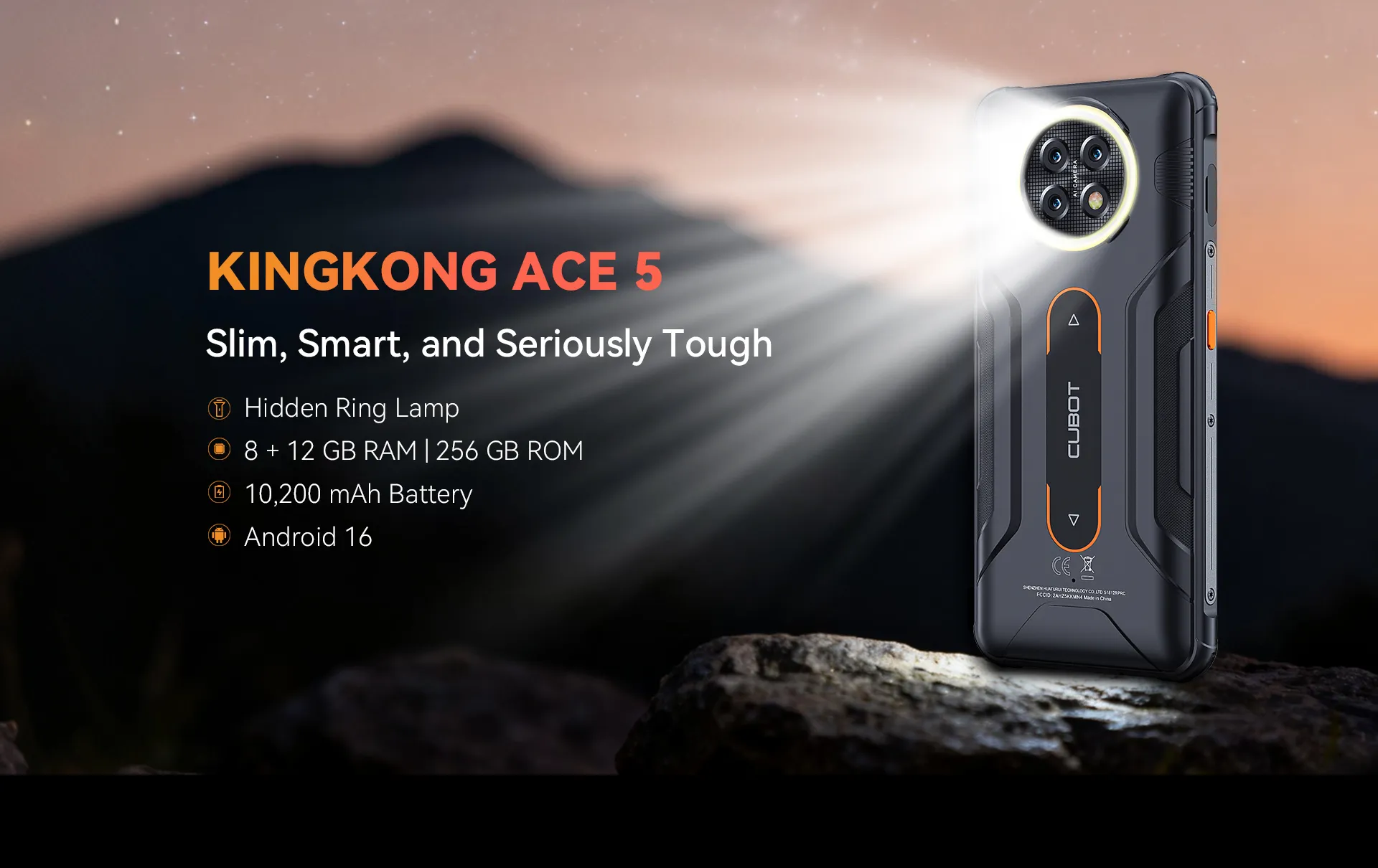 Cubot KINGKONG ACE 5 rugged phone
