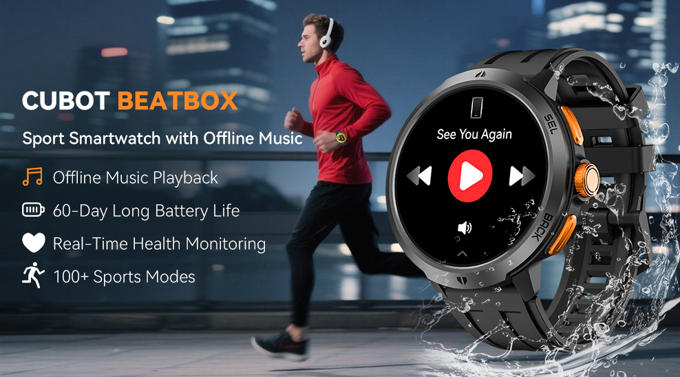 Run With Music: Meet the BEATBOX Smartwatch with Offline Playback